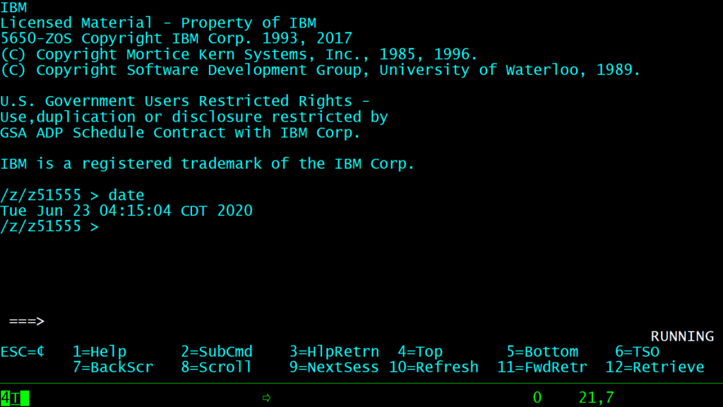 date command in Unix