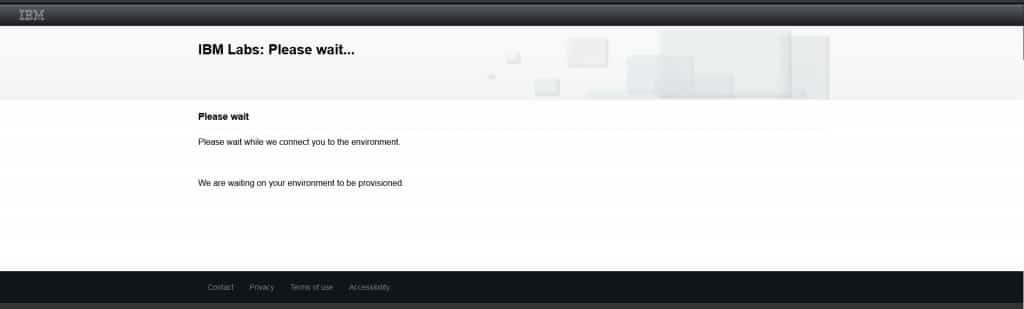 IBM Lab environment