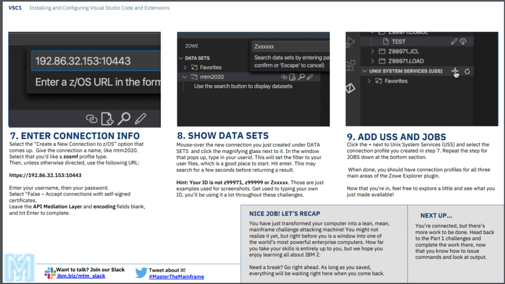 Complete Steps 7, 8 and 9