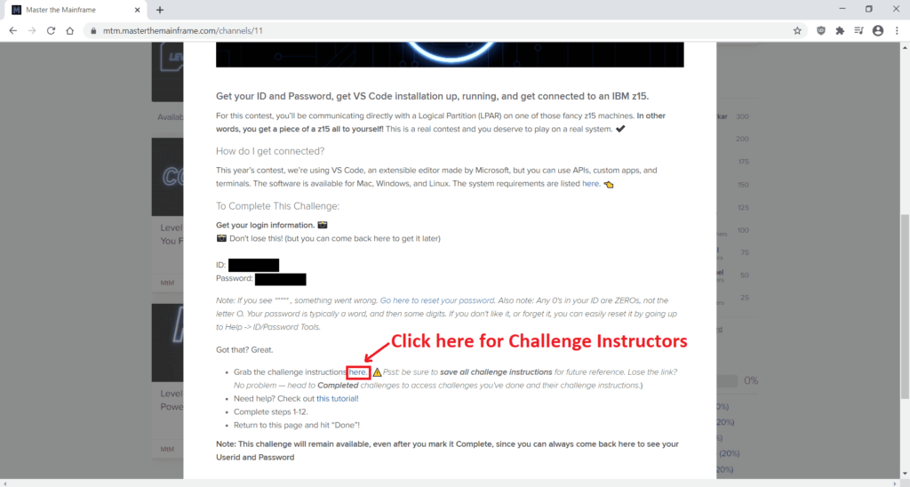 Get the Challenge Instructions from here